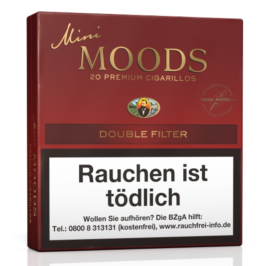 Dannemann Mini Moods Double Filter (Gebinde 10 x 20er)