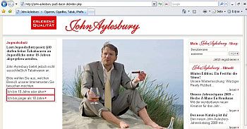 Link zum neuen John Aylesbury Internetangebot