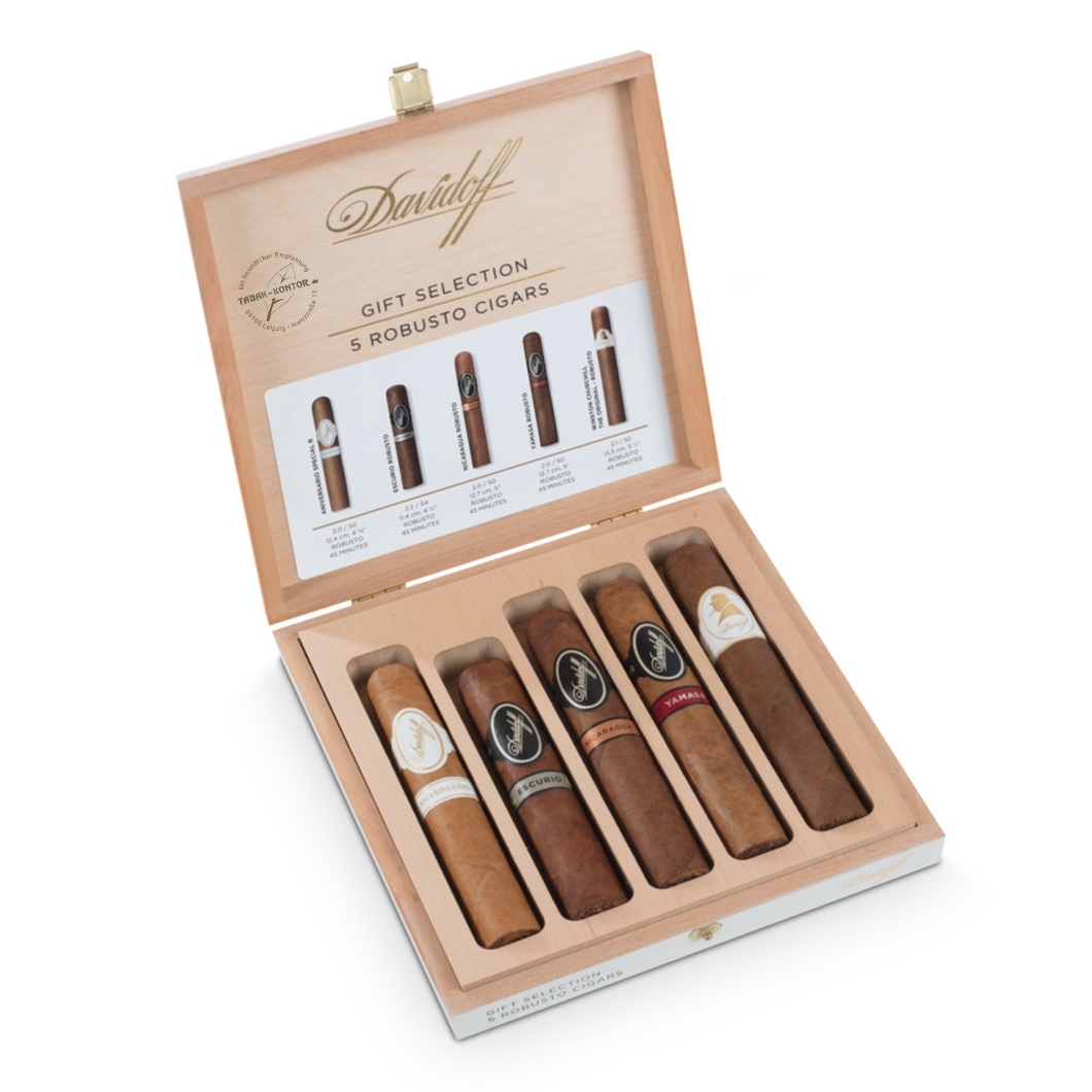 Davidoff Gift Selection 5 Robusto Cigars