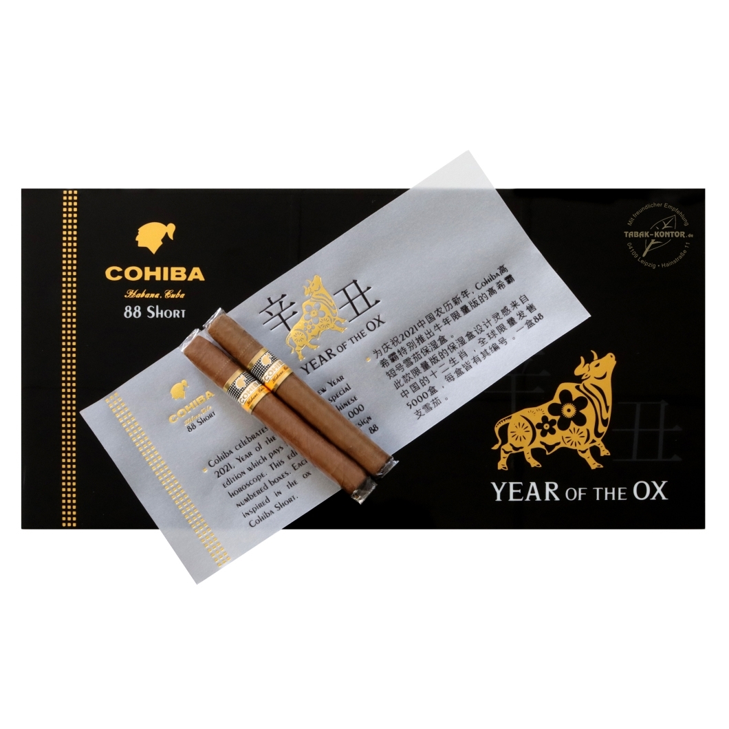 Cohiba Short 88er limited edition YEAR OF THE OX 2021