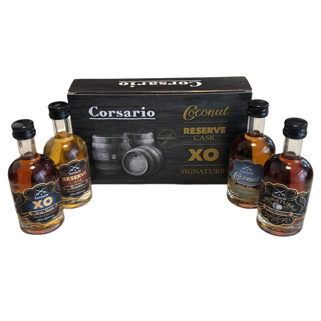 John Aylesbury Corsario Rum Tastingset 4 x 0,05 Ltr