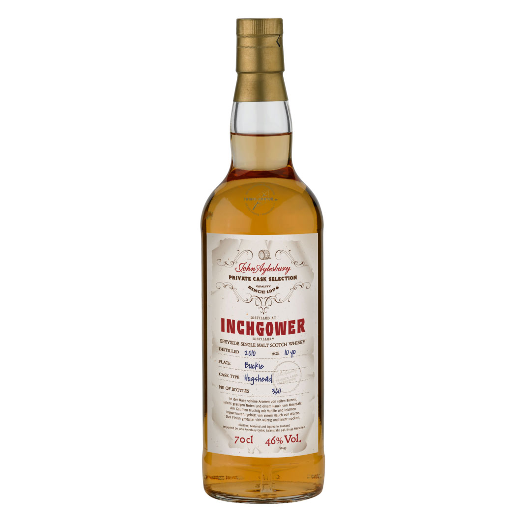 John Aylesbury Private Cask Selection Inchgower 2010 10 yo