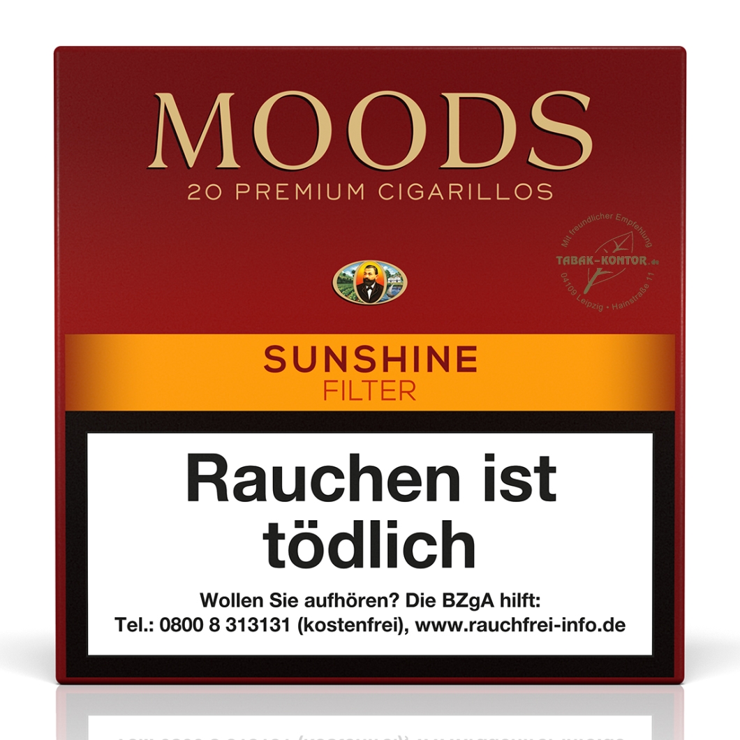Dannemann Moods Sunshine Filter (Gebinde 10 x 20er)