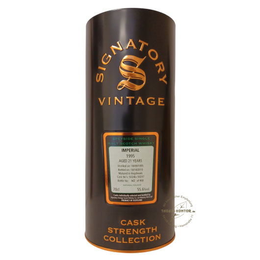 Signatory Vintage CASK STRENGTH COLLECTION Imperial 1995 21 yo